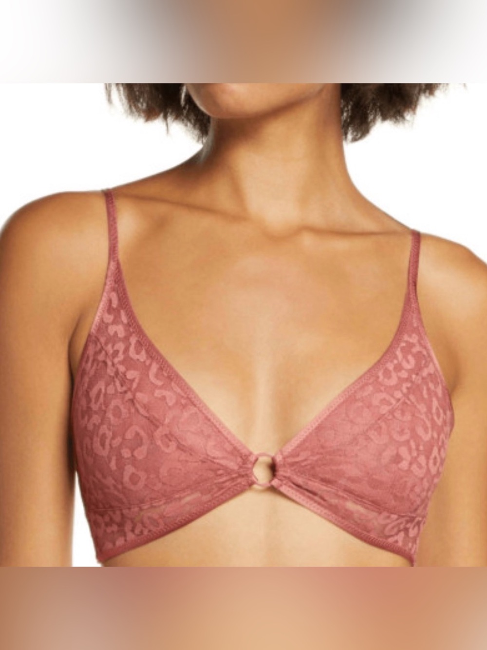 Free people intimately Bra size L Animal Print